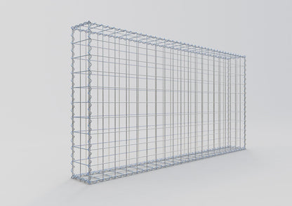 Gabbione 200 cm x 100 cm x 20 cm (L x H x P), maglia 10 cm x 10 cm, spirale