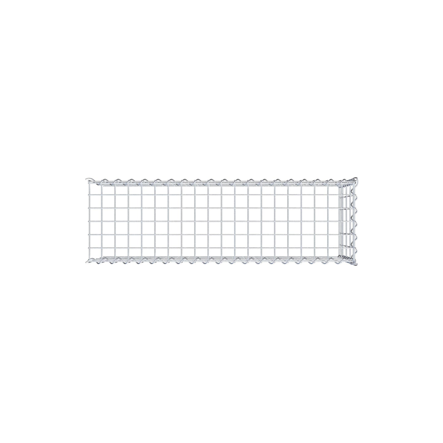 Grown-on gabion type 4 100 cm x 40 cm x 30 cm (L x H x D), mesh size 5 cm x 10 cm, spiral