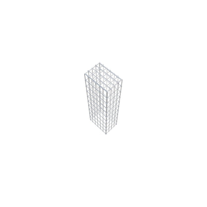 Type 3 oplegkorf 100 cm x 30 cm x 20 cm (L x H x D), maaswijdte 5 cm x 10 cm, C-ring