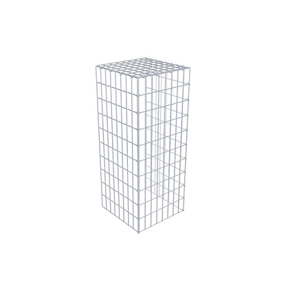 Extra gabion typ 4 100 cm x 40 cm x 40 cm (L x H x D), maskstorlek 5 cm x 10 cm, C-ring