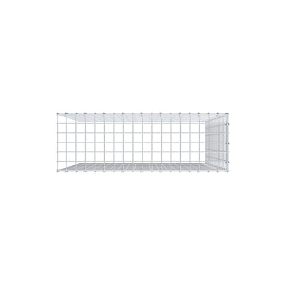 Gavión adicional tipo 4 100 cm x 90 cm x 30 cm (L x A x P), malla 5 cm x 5 cm, anillo en C