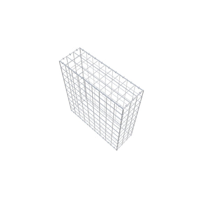 Gavión 100 cm x 90 cm x 30 cm (L x A x P), malla 10 cm x 10 cm, anillo en C