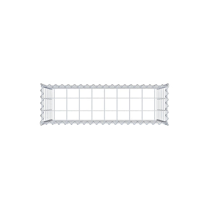 Gabion rapporté type 3 100 cm x 60 cm x 30 cm (L x H x P), mailles 10 cm x 10 cm, spirale