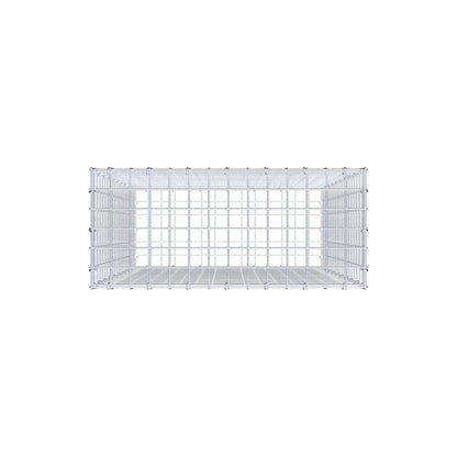 Gabion 100 cm x 70 cm x 30 cm (L x H x D), maskestørrelse 5 cm x 5 cm, C-ring