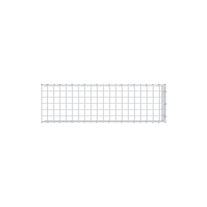 Mounted gabion type 4 100 cm x 20 cm x 30 cm (L x H x D), mesh size 5 cm x 5 cm, C-ring