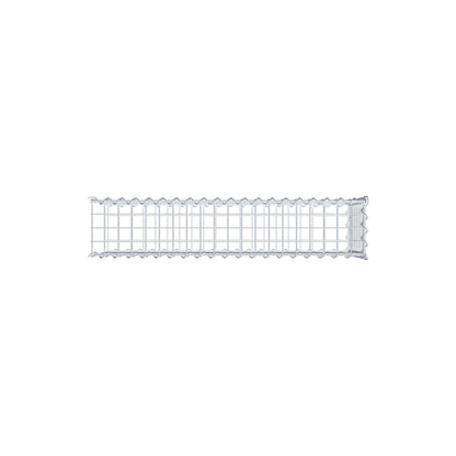 Opvokset gabion type 2 100 cm x 40 cm x 20 cm (L x H x D), maskestørrelse 5 cm x 5 cm, spiral