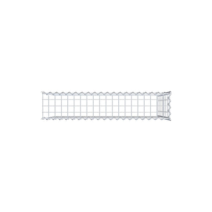Opvokset gabion type 4 100 cm x 70 cm x 20 cm (L x H x D), maskestørrelse 5 cm x 10 cm, spiral