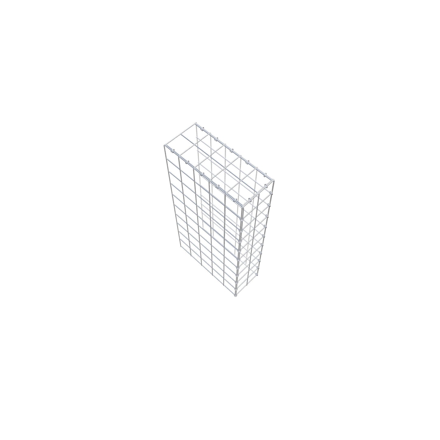 Anbaugabione Typ 4 100 cm x 50 cm x 20 cm (L x H x T), Maschenweite 10 cm x 10 cm, C-Ring