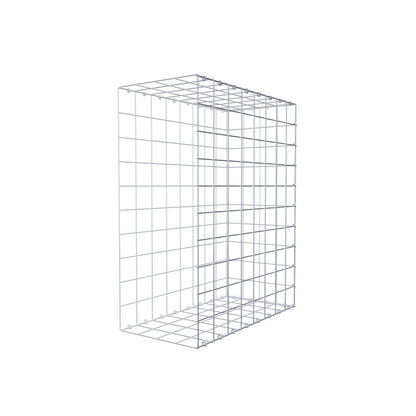 Type 2 oplegkorf 100 cm x 80 cm x 40 cm (L x H x D), maaswijdte 10 cm x 10 cm, C-ring