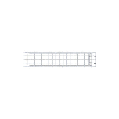 Anbaugabione Typ 4 100 cm x 70 cm x 20 cm (L x H x T), Maschenweite 5 cm x 10 cm, C-Ring
