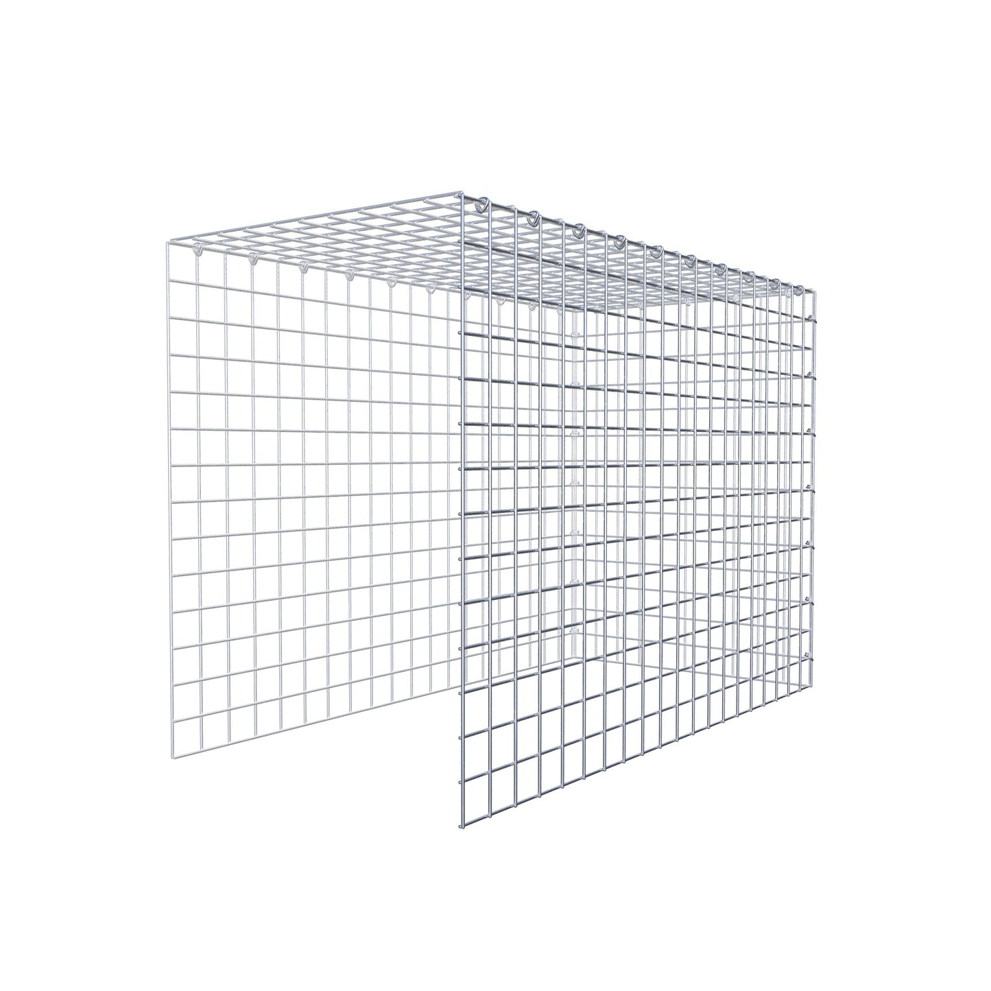 Fourche rapportée type 4 100 cm x 70 cm x 50 cm (L x H x P), mailles 5 cm x 5 cm, anneau C
