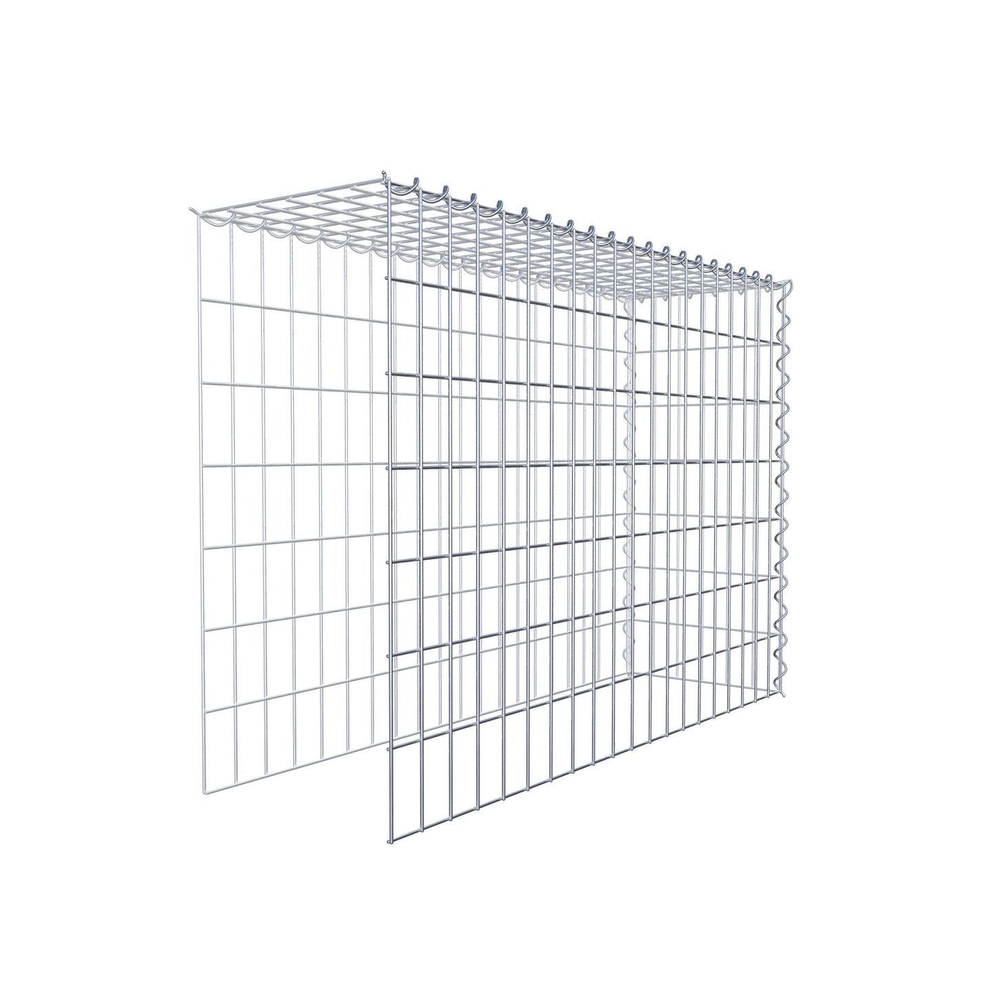 Gabbione aggiuntivo tipo 4 100 cm x 70 cm x 30 cm (L x H x P), maglia 5 cm x 10 cm, spirale