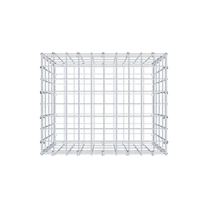 Gabbione 50 cm x 40 cm x 40 cm (L x H x P), maglia 5 cm x 10 cm, anello a C