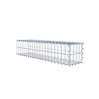 Extra gabion typ 2 100 cm x 20 cm x 20 cm (L x H x D), maskstorlek 5 cm x 10 cm, spiral