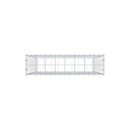 Schanskorf 100 cm x 80 cm x 20 cm (L x H x D), maaswijdte 10 cm x 10 cm, C-ring