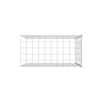 Gabbione aggiuntivo tipo 4 100 cm x 80 cm x 50 cm (L x H x P), maglia 10 cm x 10 cm, spirale