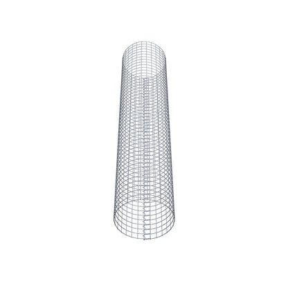 Gabionpelare rund 47 cm diameter, 230 cm höjd, maskstorlek 5 cm x 5 cm
