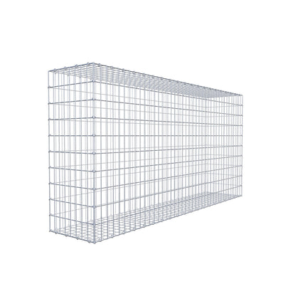 Gavión 200 cm x 100 cm x 40 cm (L x A x P), malla 5 cm x 10 cm, anillo en C