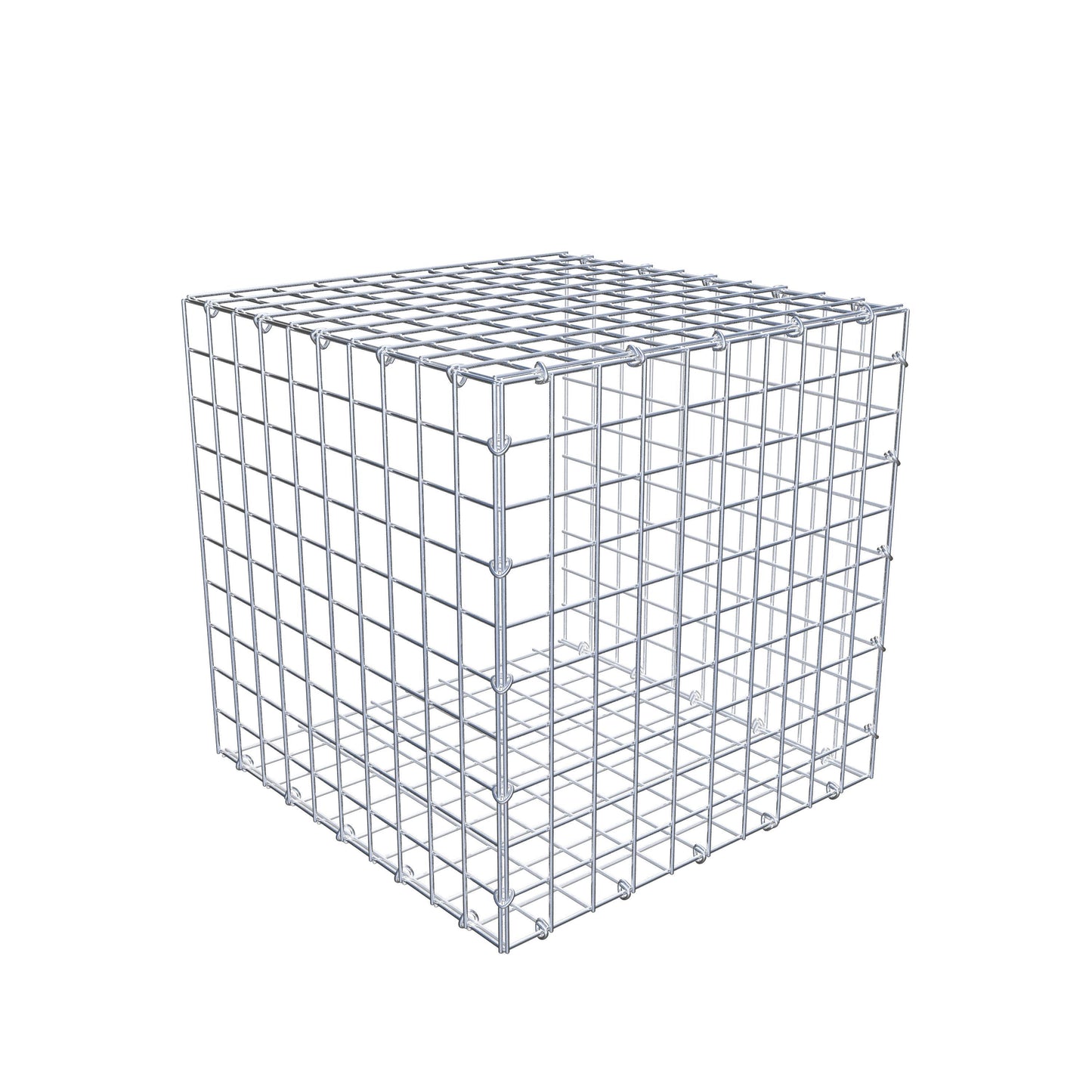 Gavión adicional tipo 2 50 cm x 50 cm x 50 cm (L x A x P), malla 5 cm x 5 cm, anillo en C