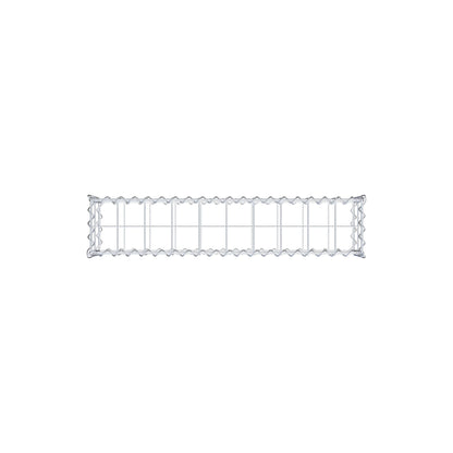 Gabion 100 cm x 20 cm x 20 cm (L x H x P), mailles 10 cm x 10 cm, spirale