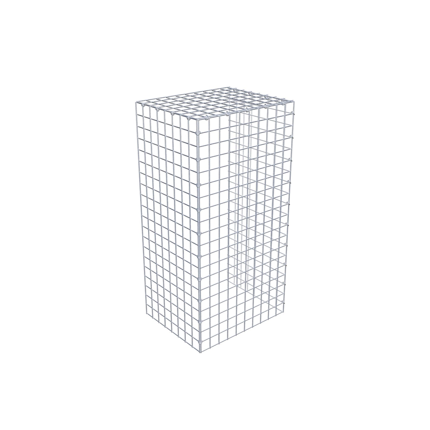 Add-on schanskorf type 4 100 cm x 40 cm x 50 cm (L x H x D), maaswijdte 5 cm x 5 cm, C-ring