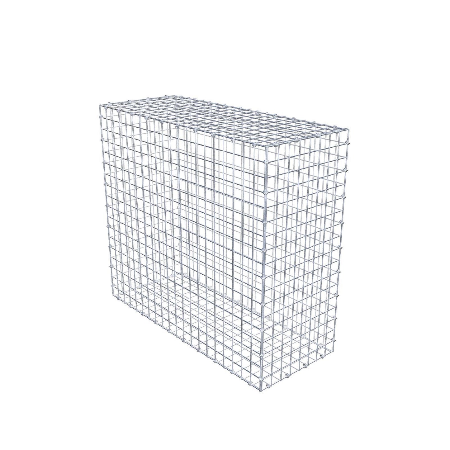 Schanskorf 100 cm x 90 cm x 40 cm (L x H x D), maaswijdte 5 x 5 cm, spiraalring