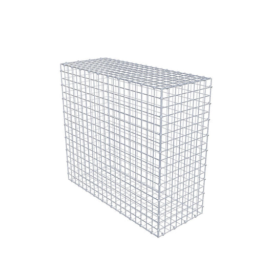 Gabbione 100 cm x 90 cm x 40 cm (L x H x P), maglia 5 x 5 cm, anello a spirale