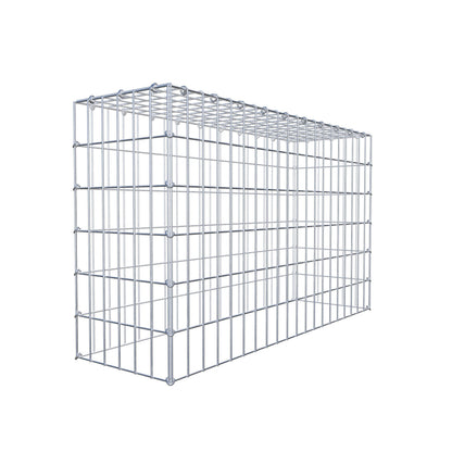 Gabbione aggiuntivo di tipo 3 100 cm x 60 cm x 30 cm (L x H x P), maglia 5 cm x 10 cm, anello a C