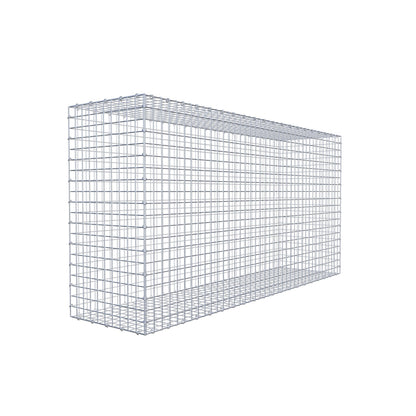 Gabbione 200 cm x 100 cm x 50 cm (L x H x P), maglia 5 cm x 5 cm, anello a C