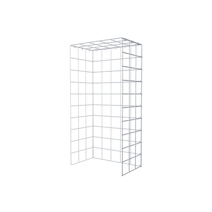 Gavión complementario de tipo 4 100 cm x 30 cm x 50 cm (L x A x P), malla 10 cm x 10 cm, anillo en C