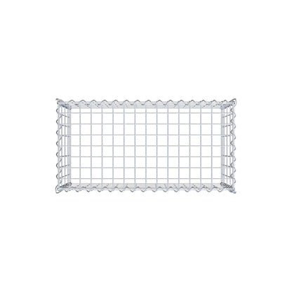 Add-on schanskorf type 3 80 cm x 40 cm x 40 cm (L x H x D), maaswijdte 5 cm x 10 cm, spiraalvormig