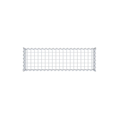 Anbaugabione Typ 3 100 cm x 20 cm x 30 cm (L x H x T), Maschenweite 5 cm x 5 cm, Spirale
