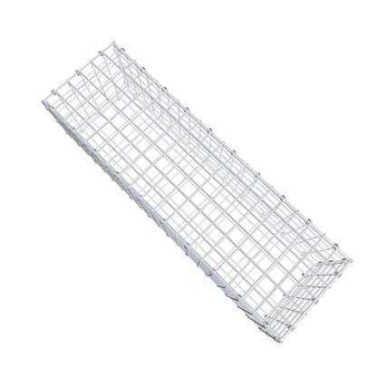 Gabion 100 cm x 30 cm x 30 cm (L x H x D), maskstorlek 5 x 5 cm, spiralring