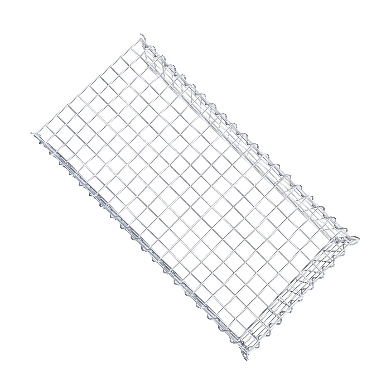 Anbaugabione Typ 4 100 cm x 20 cm x 50 cm (L x H x T), Maschenweite 5 cm x 5 cm, Spirale