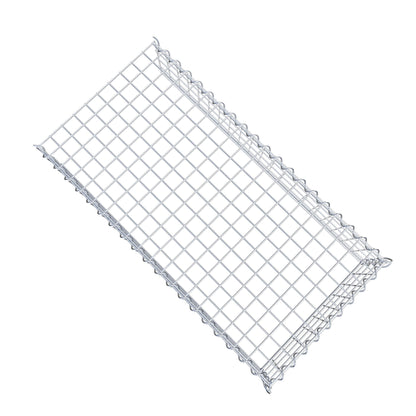 Anbaugabione Typ 4 100 cm x 20 cm x 50 cm (L x H x T), Maschenweite 5 cm x 5 cm, Spirale