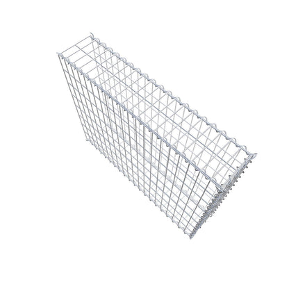 Add-on schanskorf type 2 100 cm x 80 cm x 20 cm (L x H x D), maaswijdte 5 cm x 10 cm, spiraalvormig
