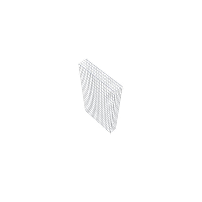 Anbaugabione Typ 2 200 cm x 100 cm x 20 cm, Maschenweite 5 cm x 10 cm, C-Ring