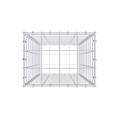 Schanskorf 100 cm x 40 cm x 30 cm (L x H x D), maaswijdte 10 cm x 10 cm, C-ring