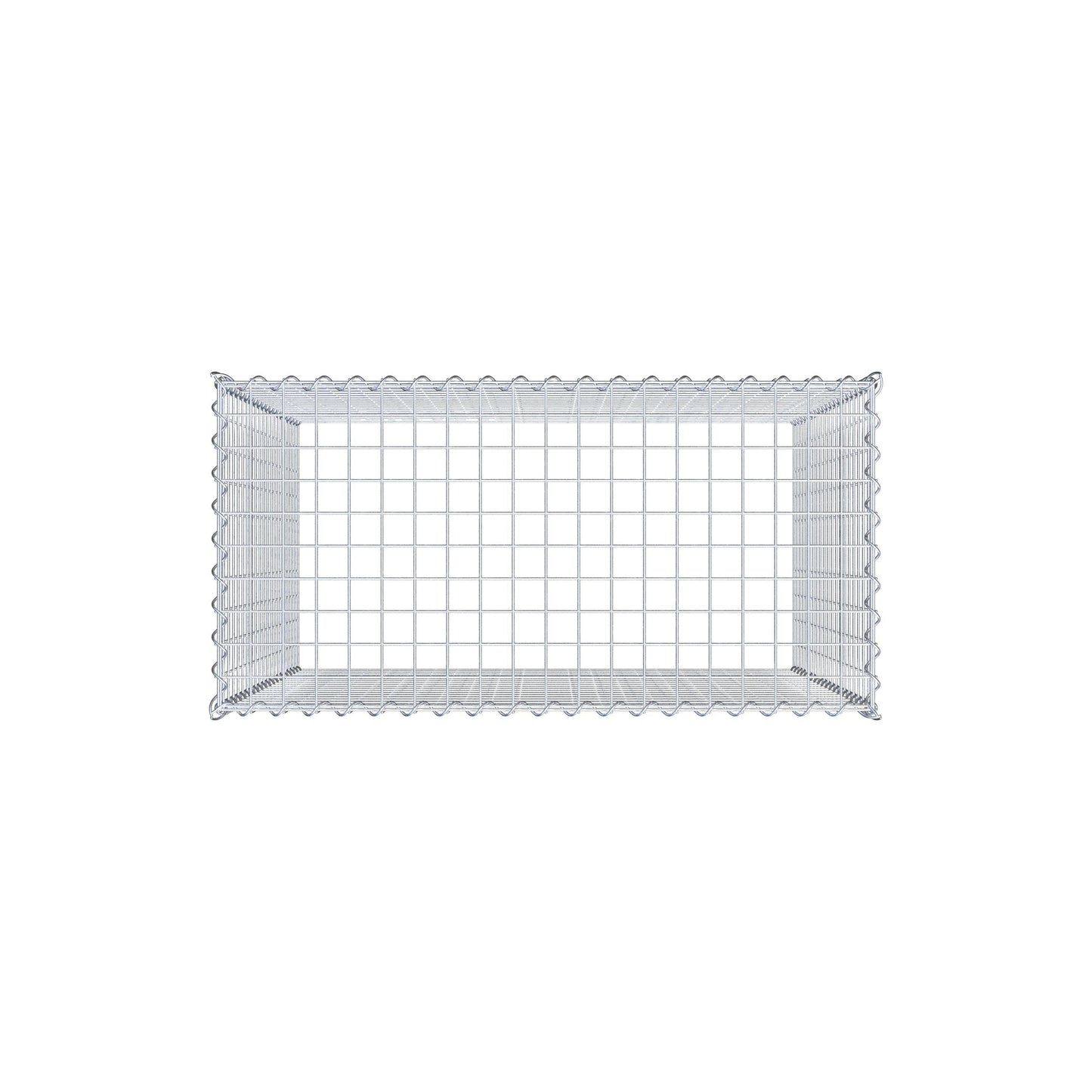 Gavión complementario tipo 3 100 cm x 100 cm x 50 cm (L x A x P), malla 5 cm x 5 cm, espiral