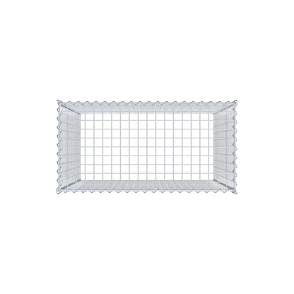Gavión complementario tipo 3 100 cm x 100 cm x 50 cm (L x A x P), malla 5 cm x 5 cm, espiral