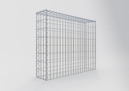 Gabion rapporté type 3 100 cm x 80 cm x 20 cm (L x H x P), mailles 5 cm x 10 cm, spirale