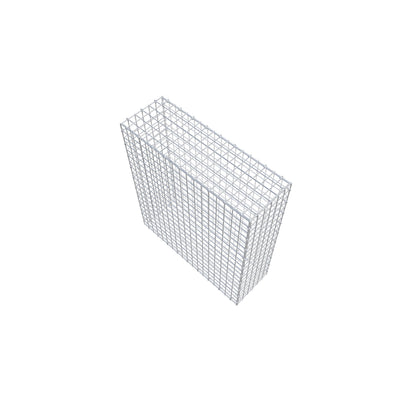 Gabbione 100 cm x 90 cm x 30 cm (L x H x P), maglia 5 cm x 5 cm, anello a C