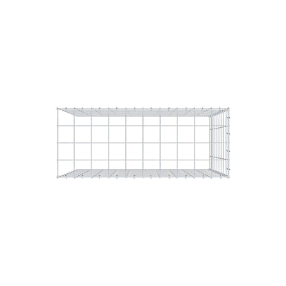 Extra gabion typ 4 100 cm x 90 cm x 40 cm (L x H x D), maskstorlek 10 cm x 10 cm, C-ring