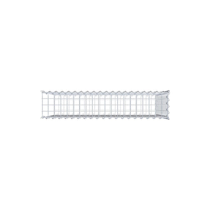 Gavión adulto tipo 2 100 cm x 70 cm x 20 cm (largo x alto x profundidad), tamaño de malla 5 cm x 5 cm, espiral