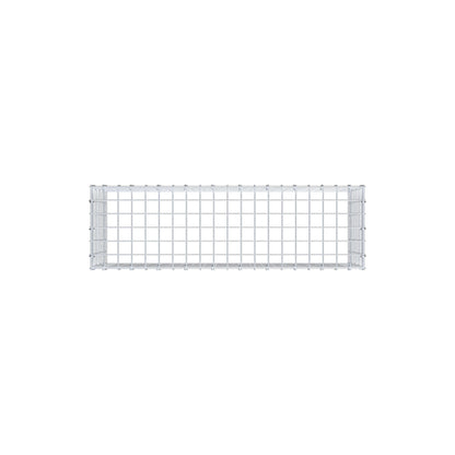 Monteret gabion type 3 100 cm x 40 cm x 30 cm (L x H x D), maskestørrelse 5 cm x 5 cm, C-ring