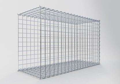 Gavión complementario tipo 2 100 cm x 60 cm x 40 cm (L x A x P), malla 5 cm x 5 cm, espiral