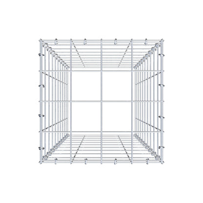 Anbaugabione Typ 3 100 cm x 40 cm x 40 cm (L x H x T), Maschenweite 10 cm x 10 cm, C-Ring