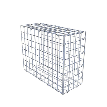 Anbaugabione Typ 2 50 cm x 40 cm x 20 cm (L x H x T), Maschenweite 5 cm x 5 cm, C-Ring
