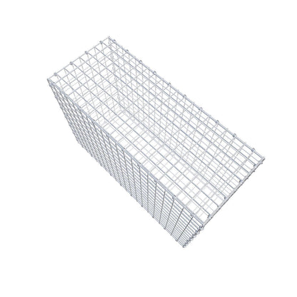 Gabbione 100 cm x 70 cm x 40 cm (L x H x P), maglia 5 x 5 cm, anello a spirale