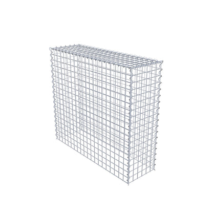 Påväxt gabion typ 3 100 cm x 90 cm x 30 cm (L x H x D), maskstorlek 5 cm x 5 cm, spiral